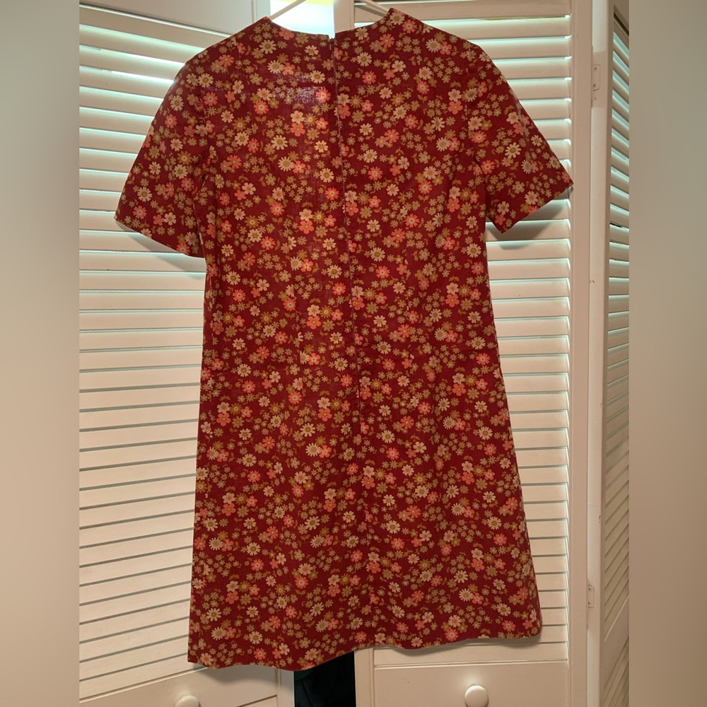 Floral Red Dress